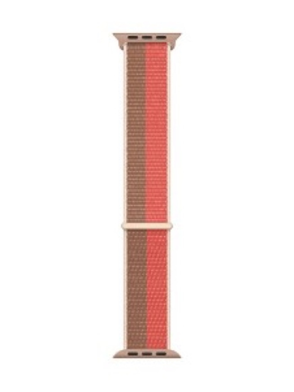 Apple Sport Loop Watch Band - Pink Pomelo l Tan